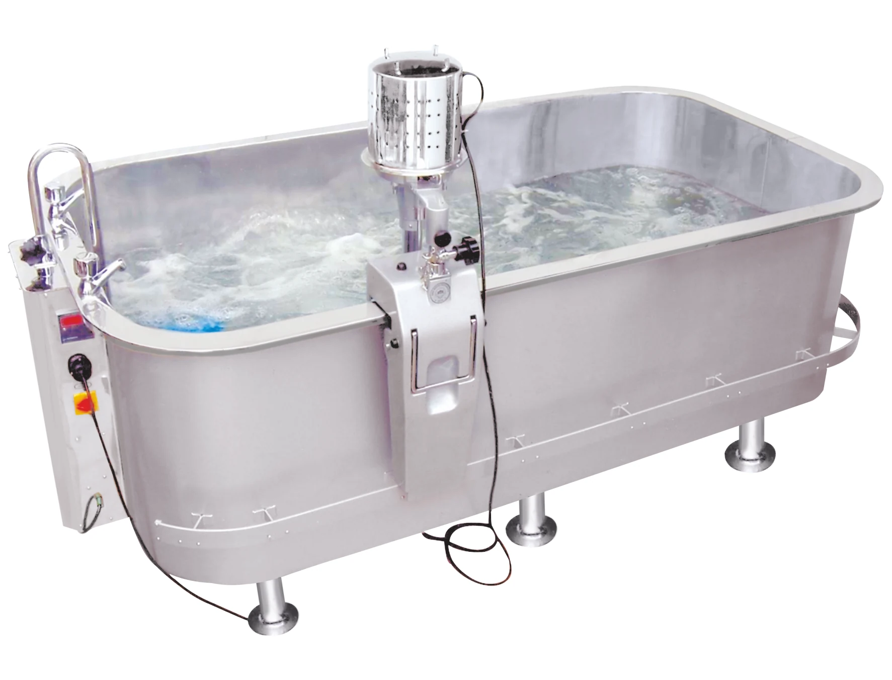 Rectangular hydrotherapy tank stainless steel 200x100x50 cm